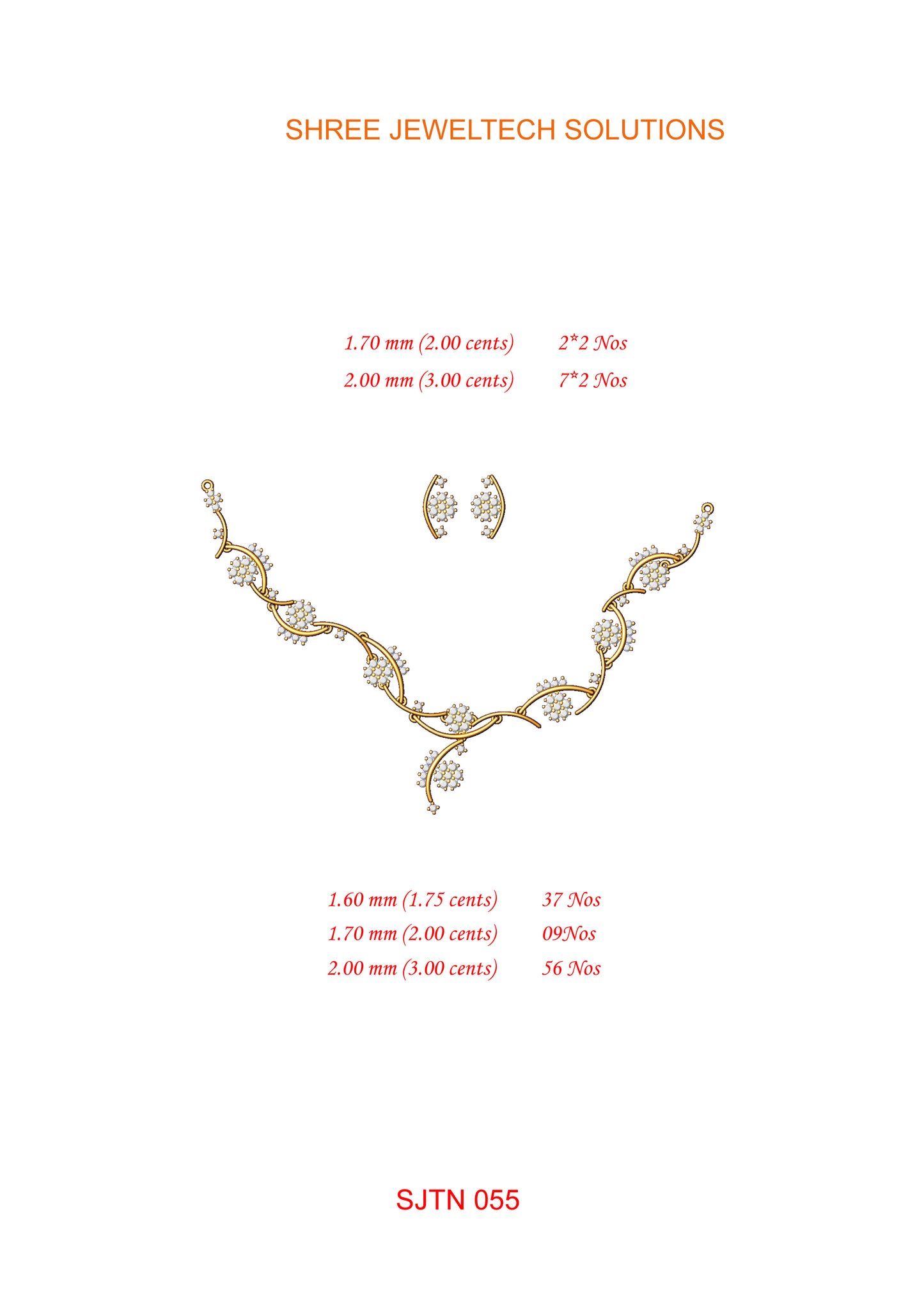 3D Jewelry Files Set Model 3DM STL  05=nk=41