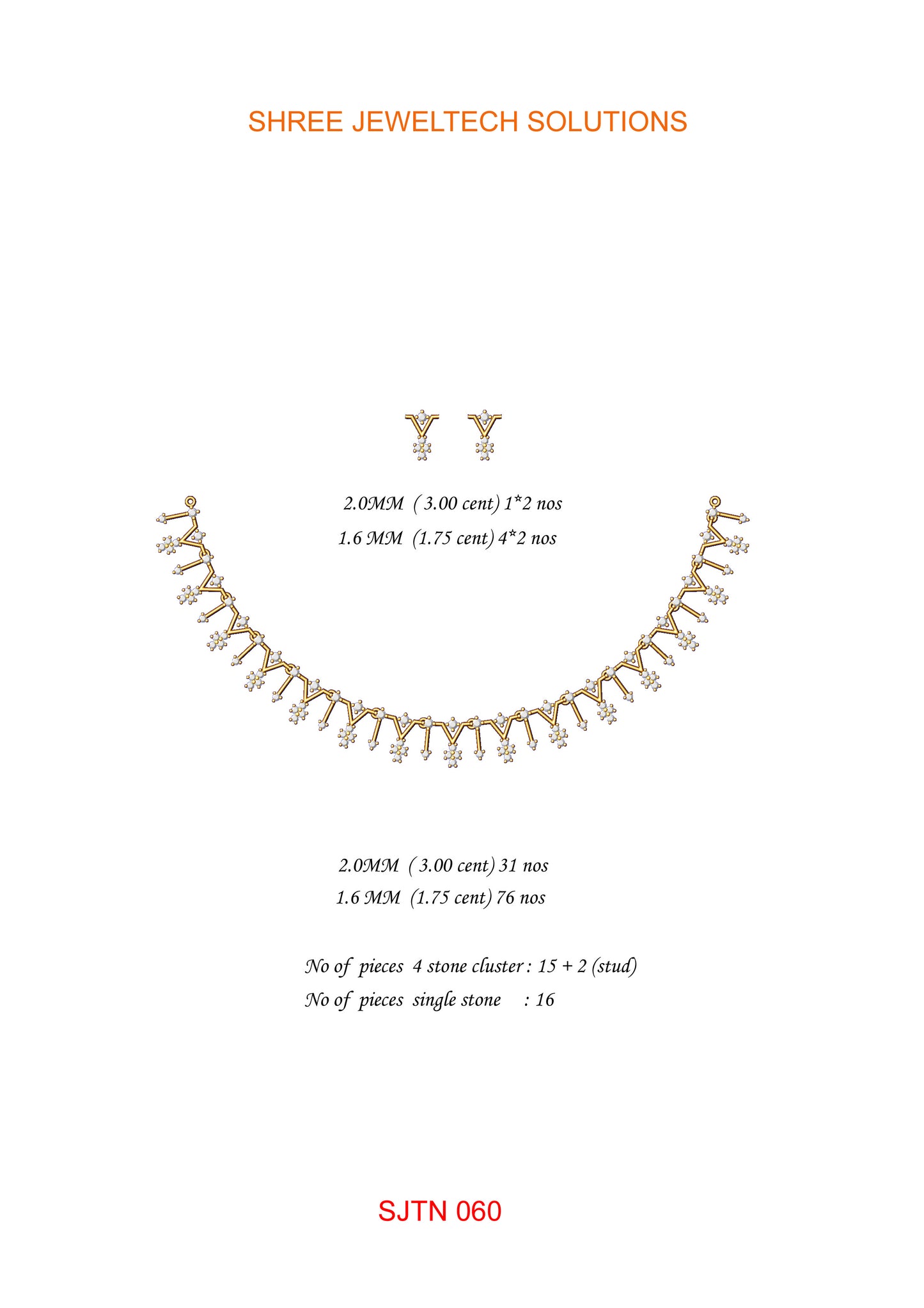 3D Jewelry Files Set Model 3DM STL 05=nk=44