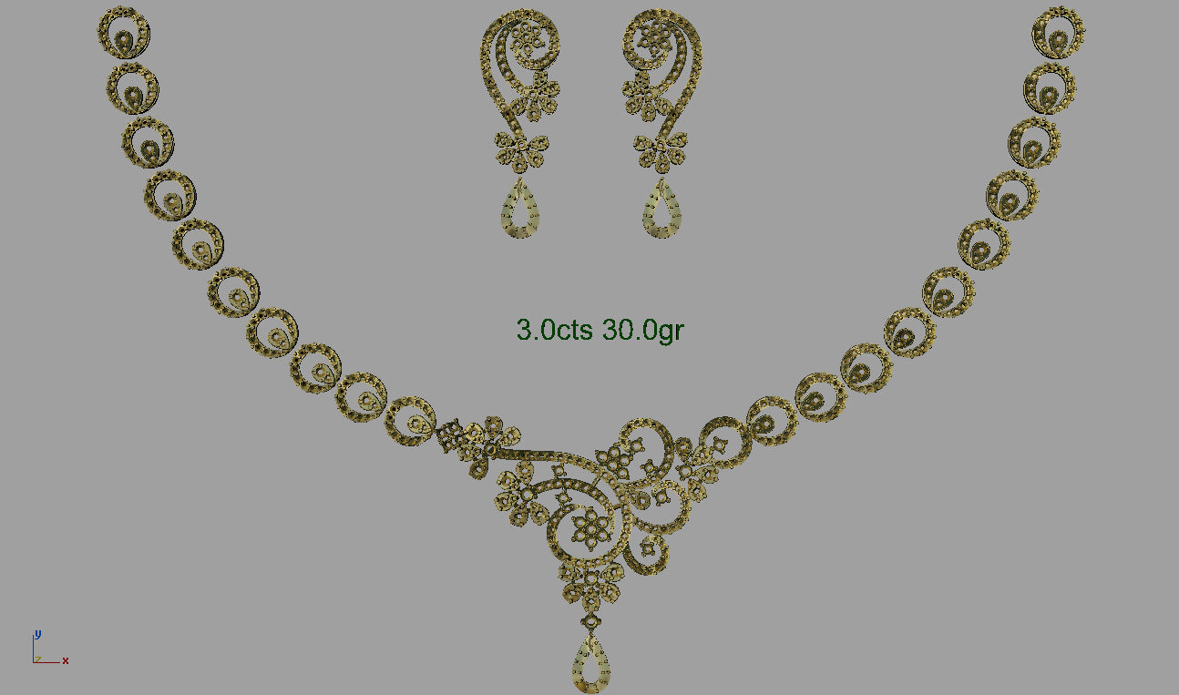 3D Jewelry Files Set Model 3DM STL 06=nk=12