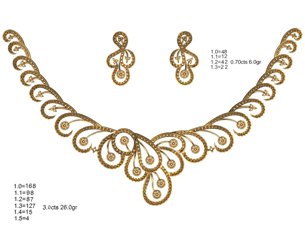 3D Jewelry Files Set Model 3DM STL 06=nk=16