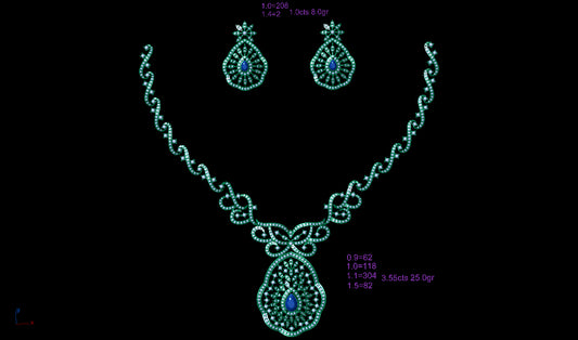 3D Jewelry Files Set Model 3DM STL 06=nk=21