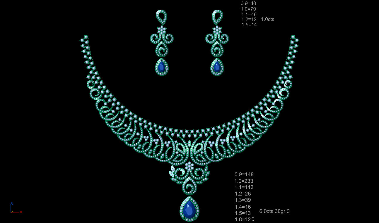 3D Jewelry Files Set Model 3DM STL 06=nk=22