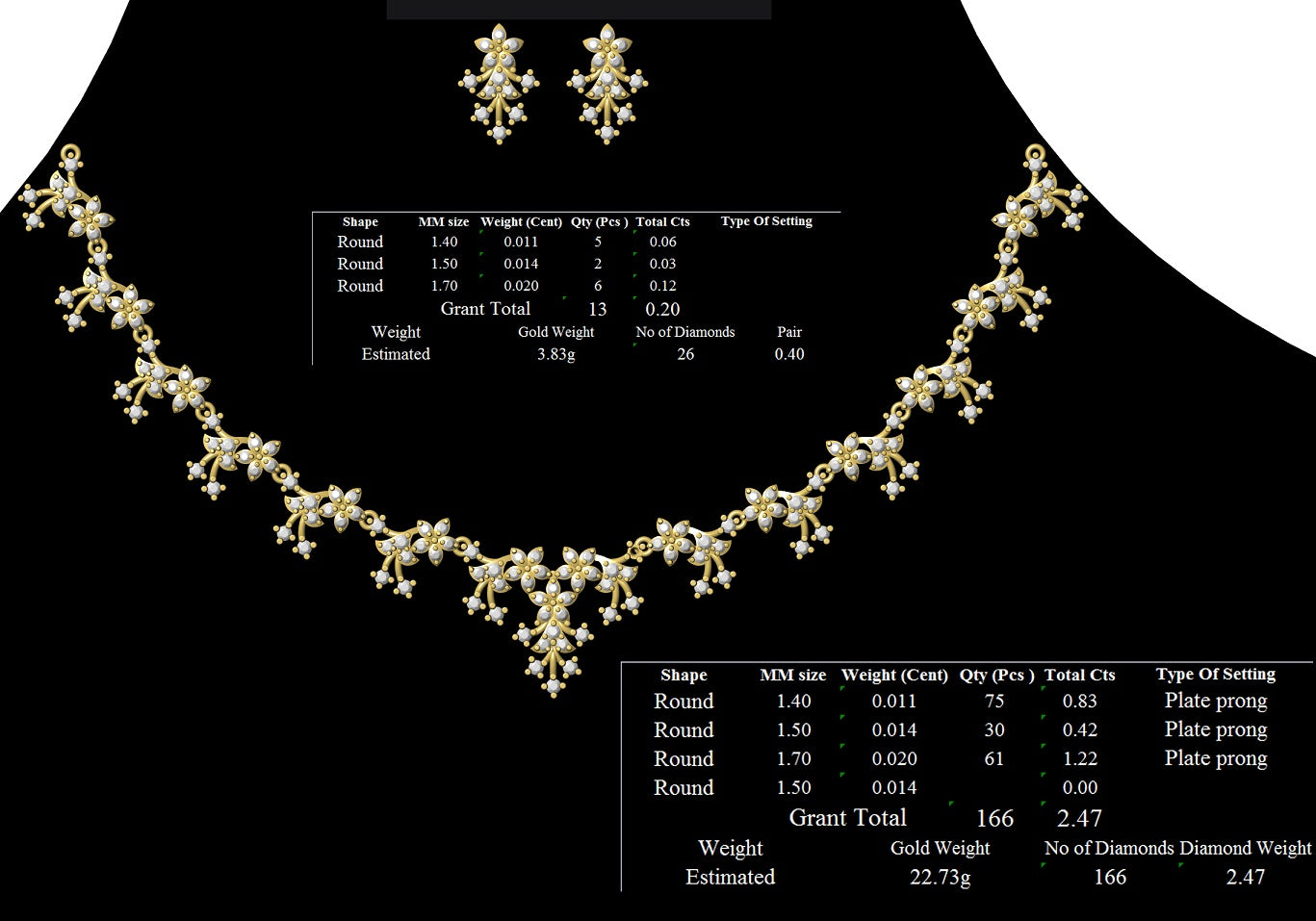 3D Jewelry Files Set Model 3DM STL 06=nk=69