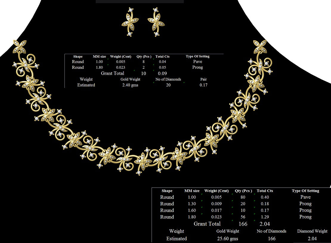 3D Jewelry Files Set Model 3DM STL 06=nk=81