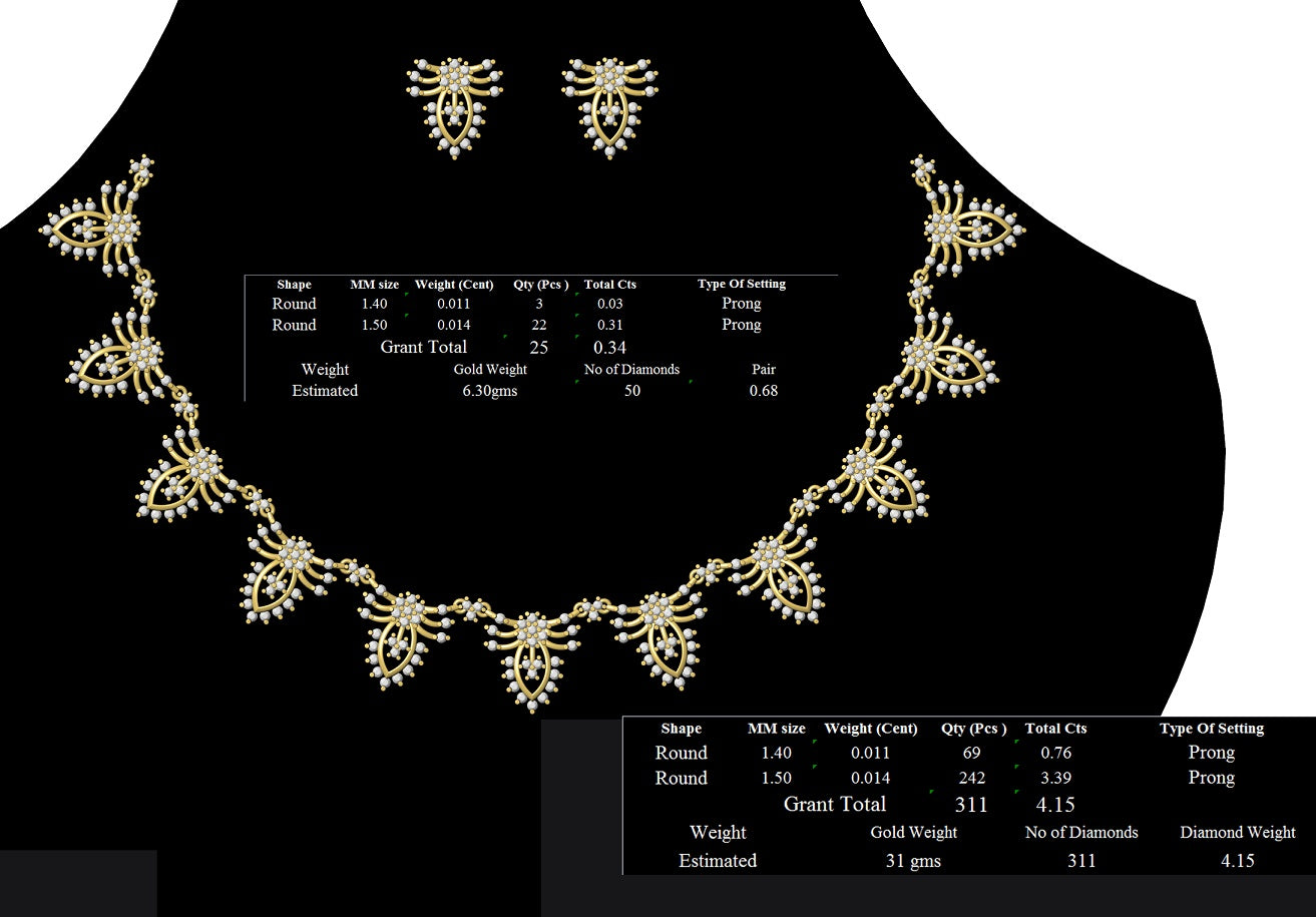 3D Jewelry Files Set Model 3DM STL 06=nk=82