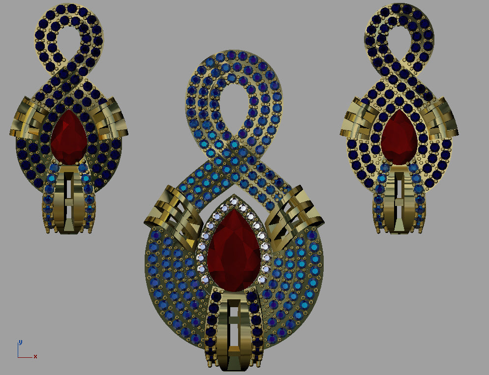 3D Jewelry Files Set Model 3DM STL 06=pds=23