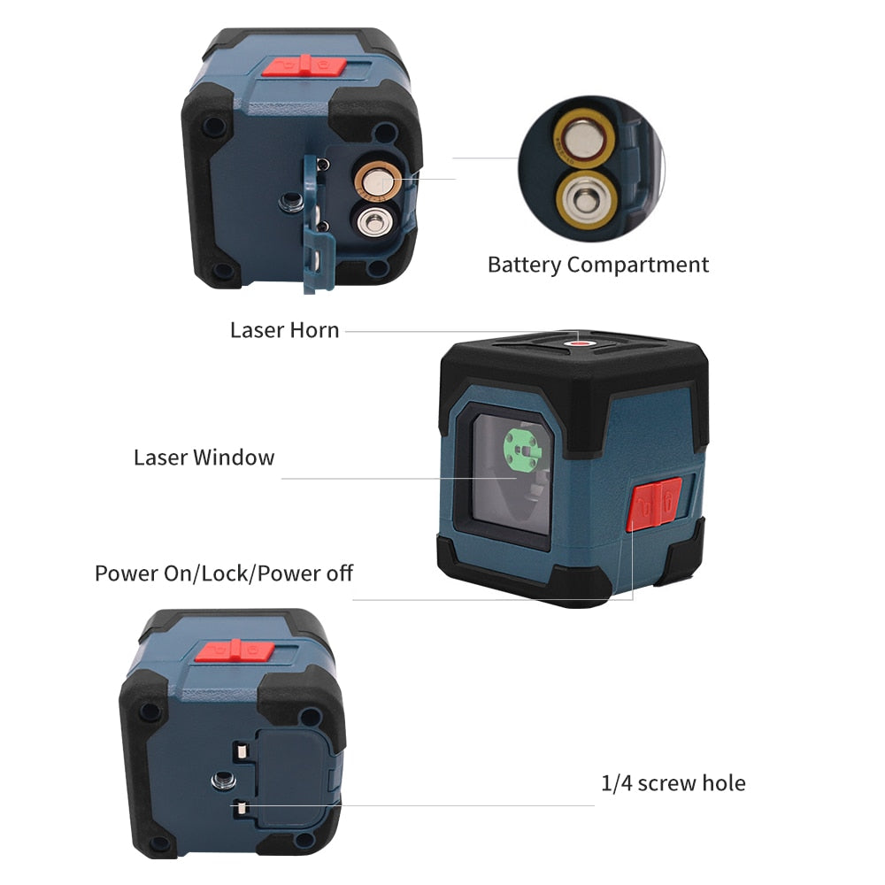 Get Precise and Professional Leveling with NEOHEXA Laser Leveler Measuring Tool - Perfect for Construction, Home Improvement, and Interior Design Projects