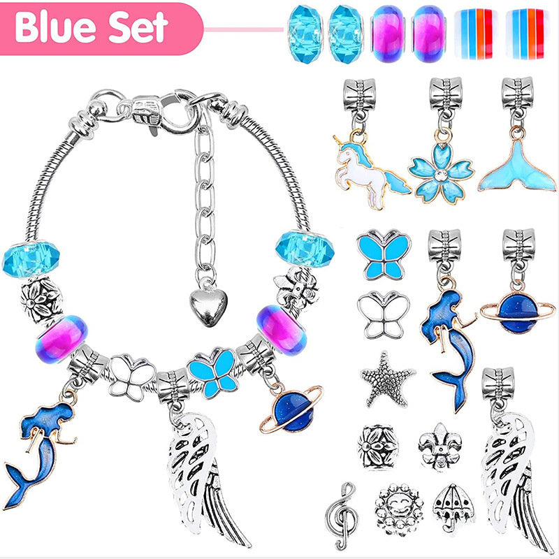 Get Creative with Our 112 PCS DIY Jewelry Charm Kit - Perfect for Making Unique Necklaces and Bracelets