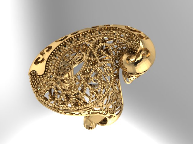 3D Jewelry Files Ring Model 3DM STL 126