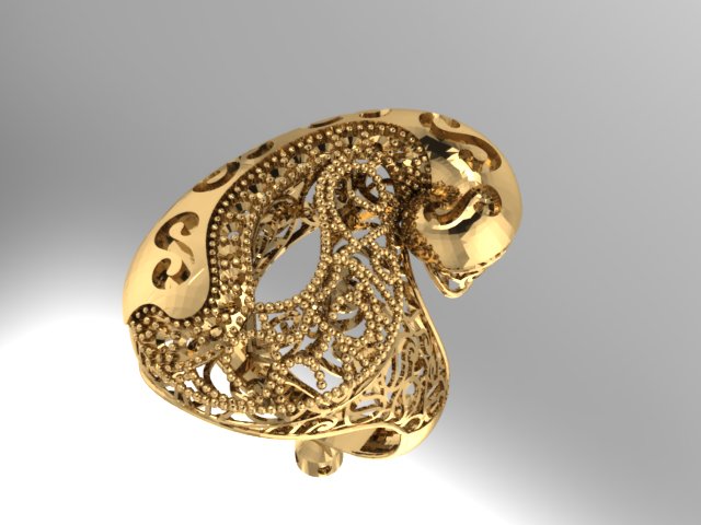 3D Jewelry Files Ring Model 3DM STL 127