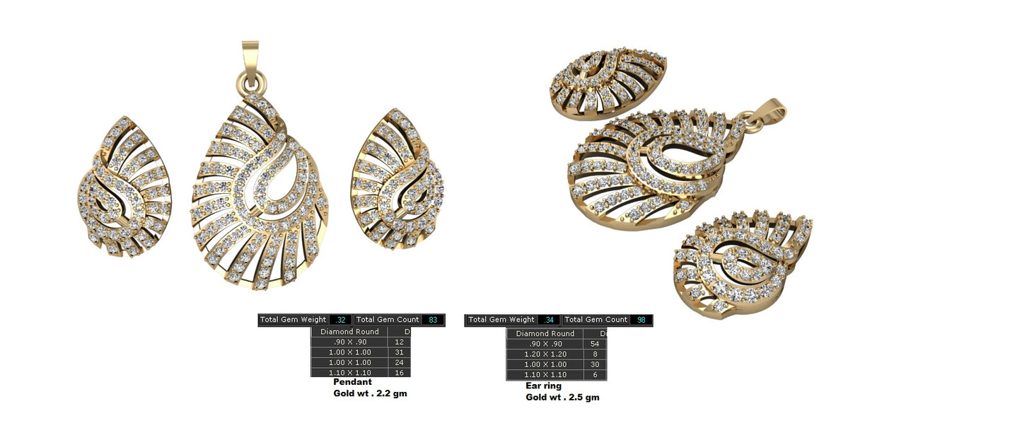 3D Jewelry Files Set Model 3DM STL 12=pds=03