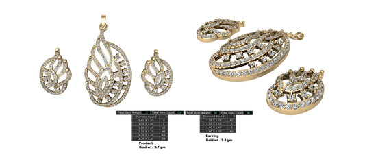 3D Jewelry Files Set Model 3DM STL 12=pds=04