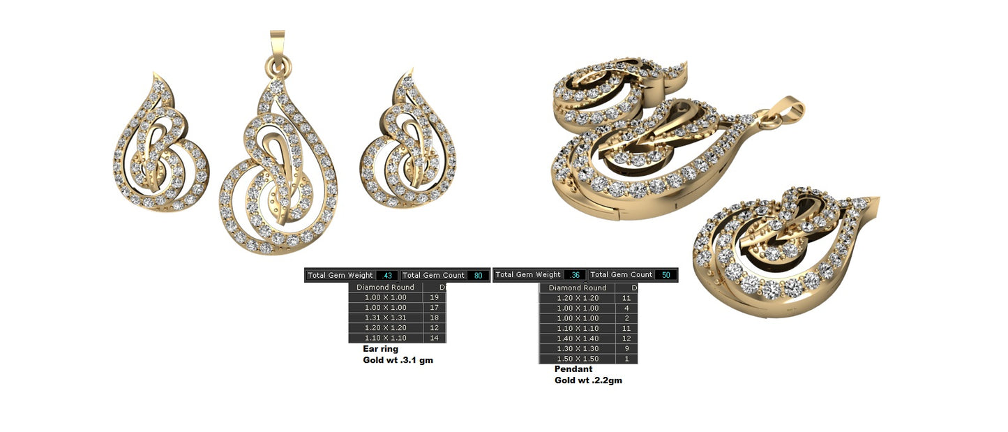 3D Jewelry Files Set Model 3DM STL 12=pds=08