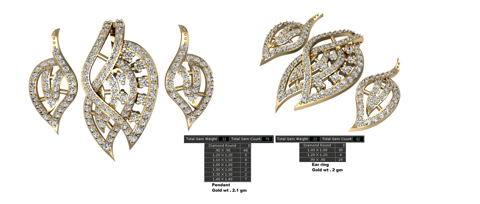 3D Jewelry Files Set Model 3DM STL 12=pds=09 – 3D Jewelry Models | STL ...