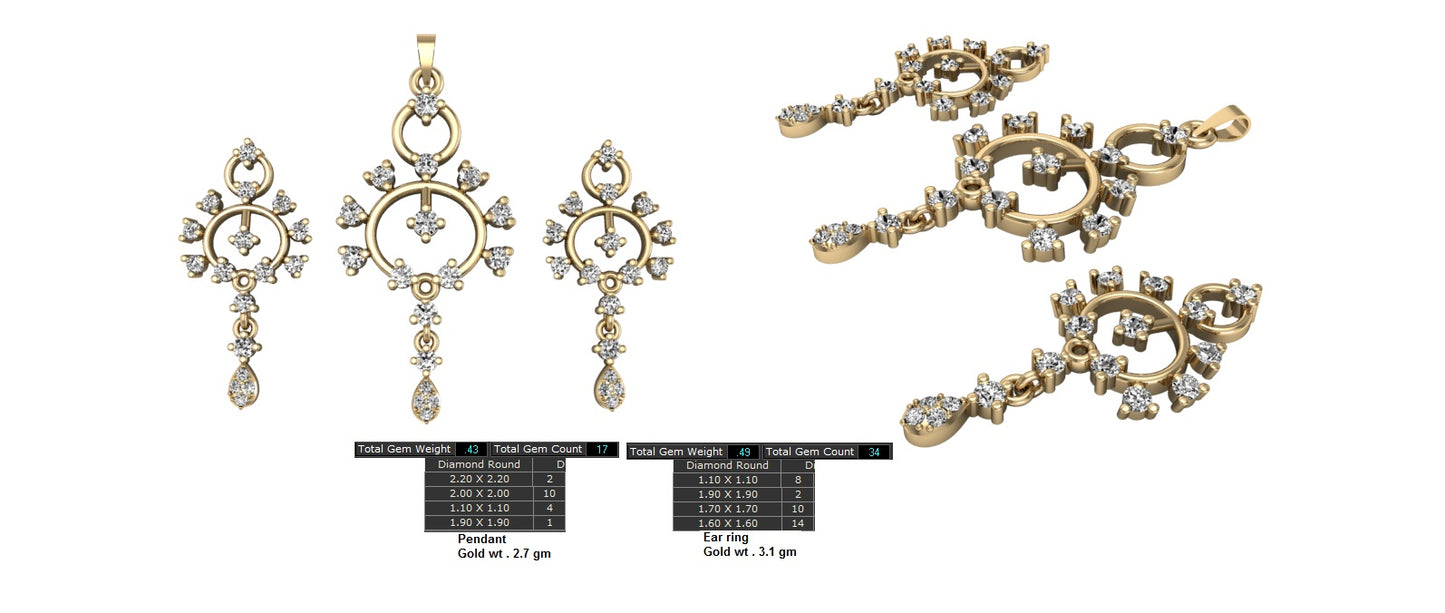 3D Jewelry Files Set Model 3DM STL 12=pds=108