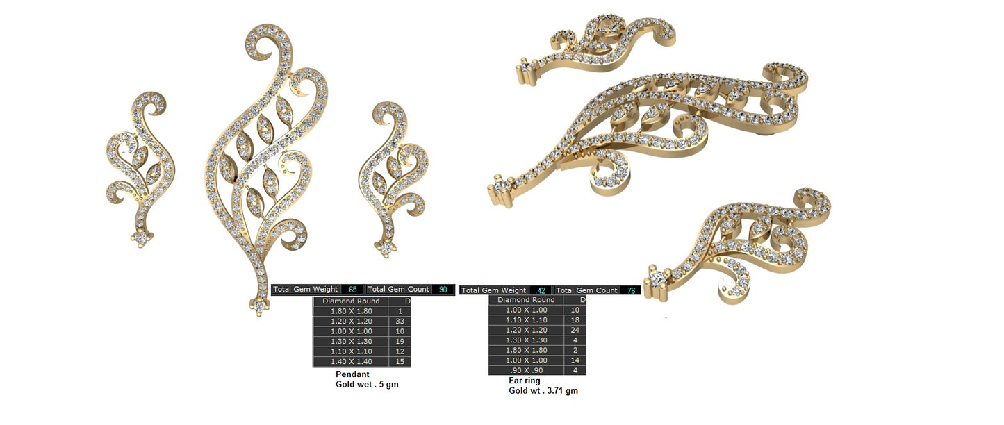 3D Jewelry Files Set Model 3DM STL 12=pds=36