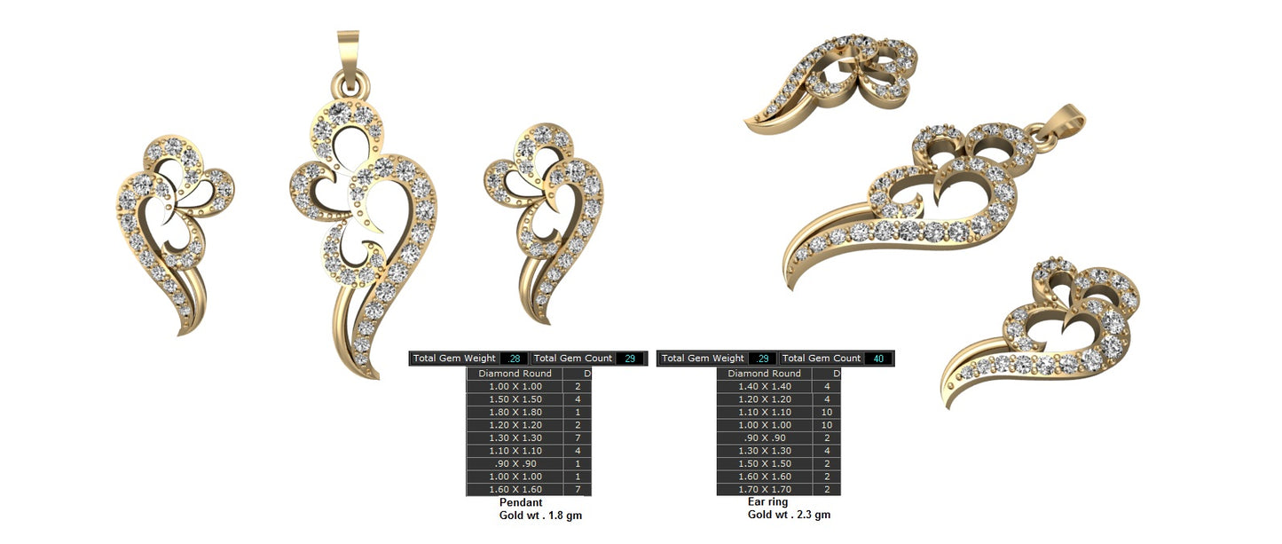 3D Jewelry Files Set Model 3DM STL 12=pds=40