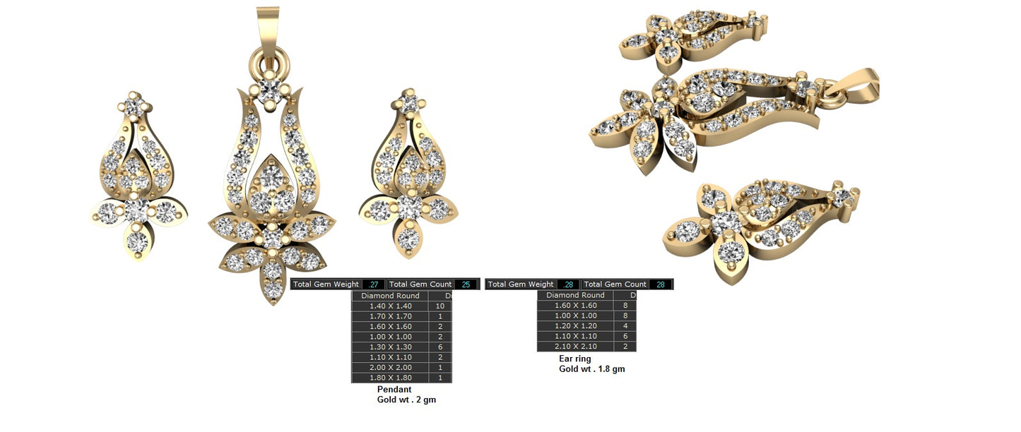 3D Jewelry Files Set Model 3DM STL 12=pds=46