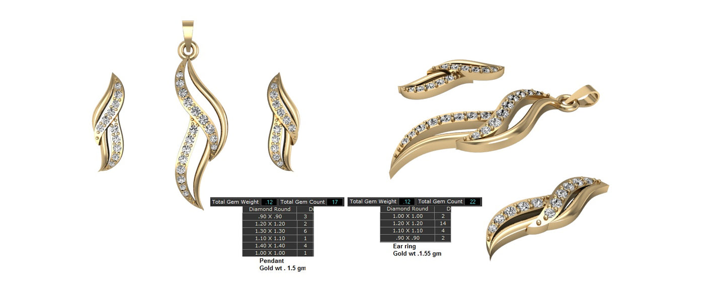 3D Jewelry Files Set Model 3DM STL 12=pds=49