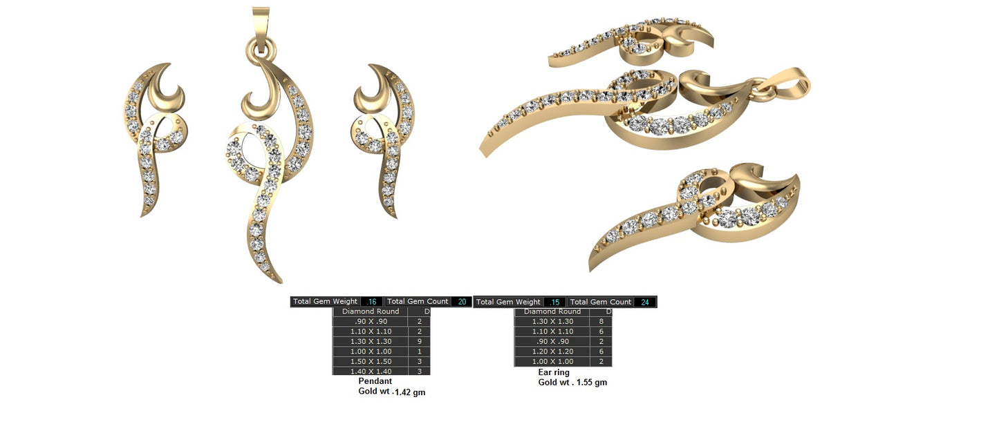 3D Jewelry Files Set Model 3DM STL 12=pds=53