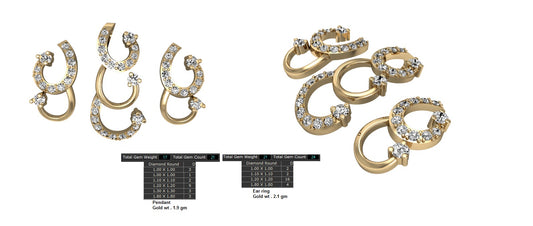 3D Jewelry Files Set Model 3DM STL 12=pds=74