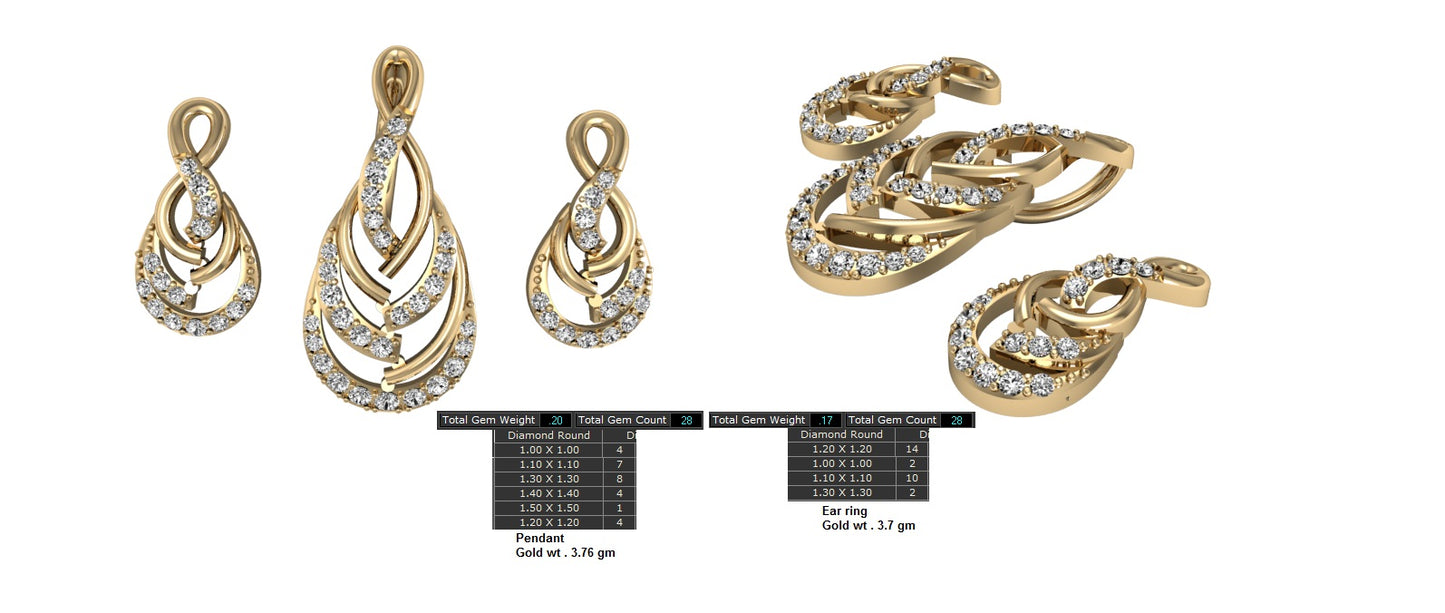 3D Jewelry Files Set Model 3DM STL 12=pds=76