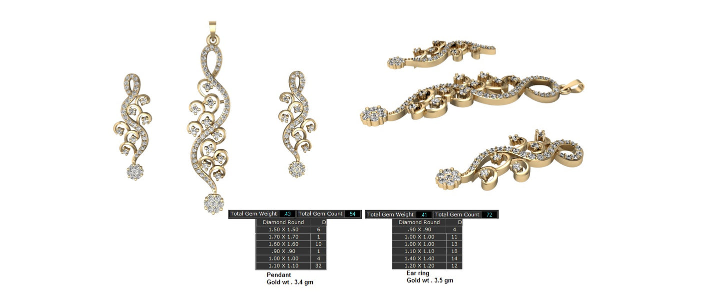 3D Jewelry Files Set Model 3DM STL 12=pds=89