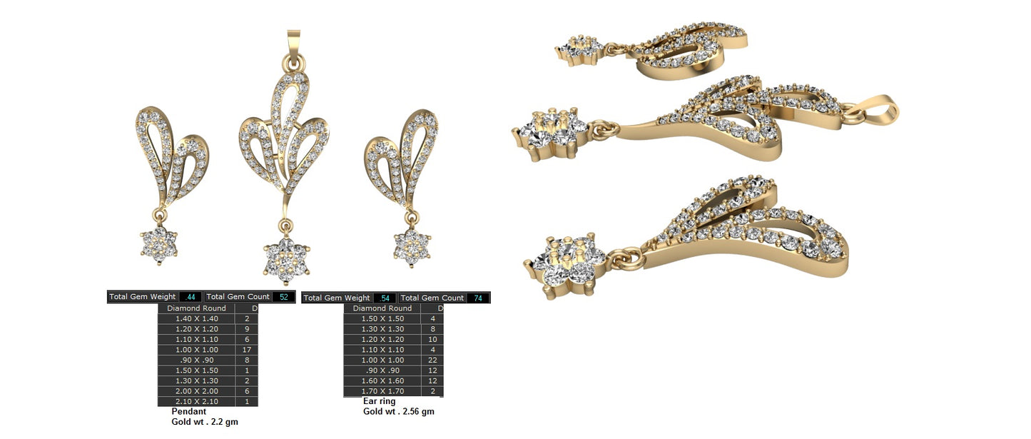 3D Jewelry Files Set Model 3DM STL 12=pds=92