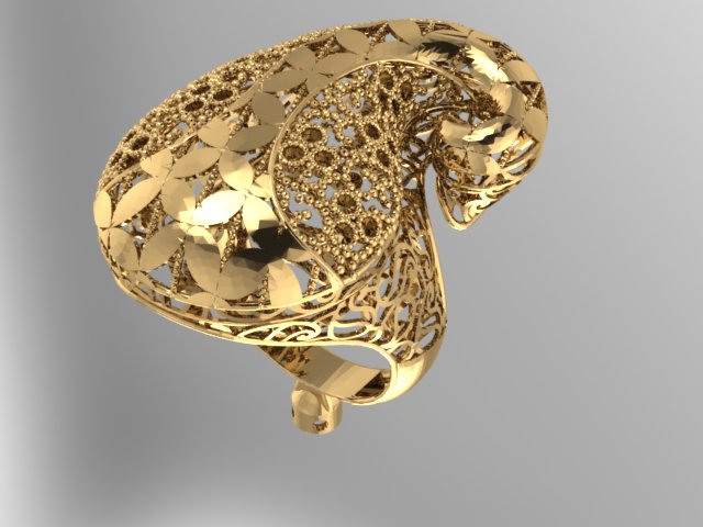 3D Jewelry Files Ring Model 3DM STL 133