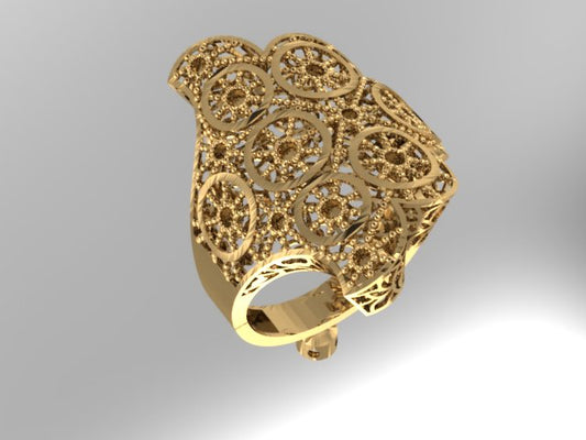 3D Jewelry Files Ring Model 3DM STL 134