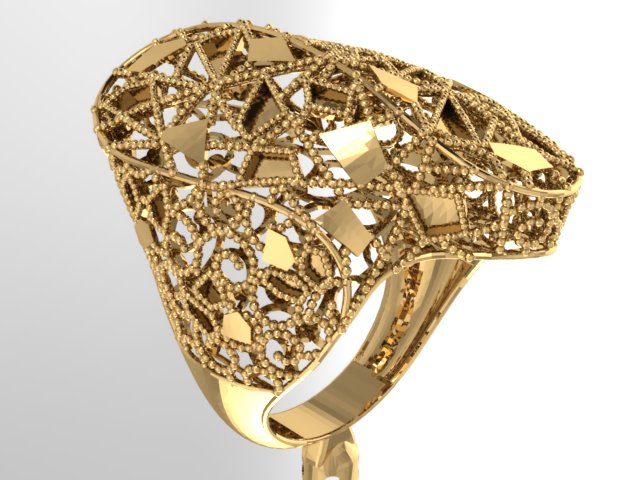 3D Jewelry Files Ring Model 3DM STL 137