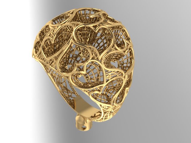 3D Jewelry Files Ring Model 3DM STL 13