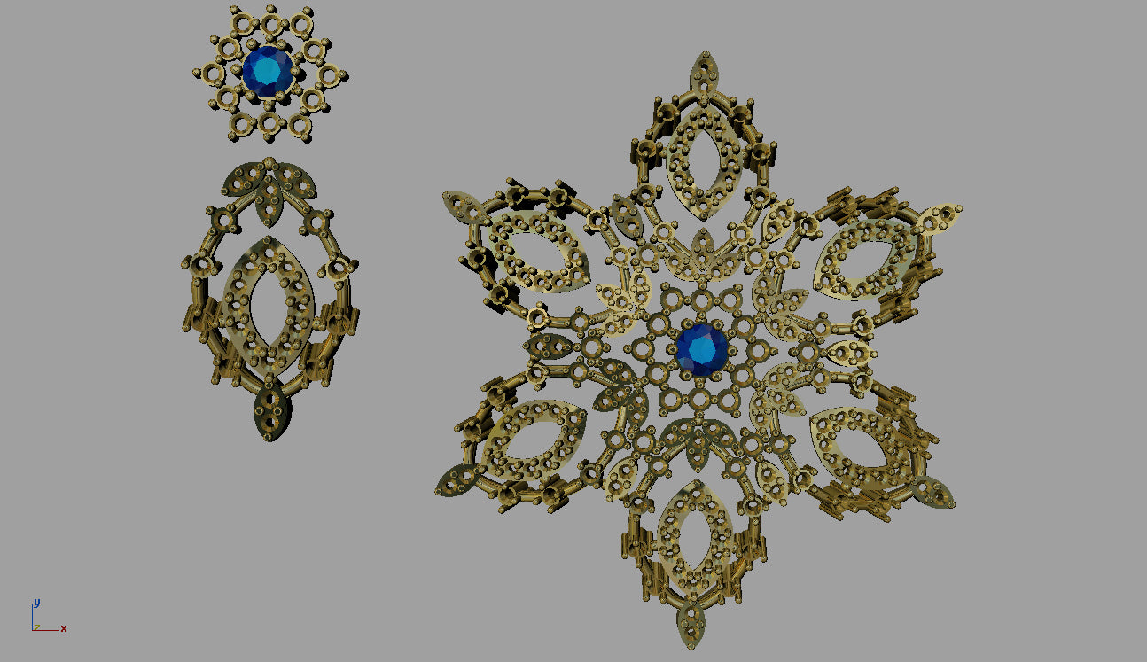 3D Jewelry Files Set Model 3DM STL 13=pds=147