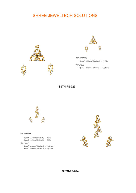 3D Jewelry Files Set Model 3DM STL 13=pds=186