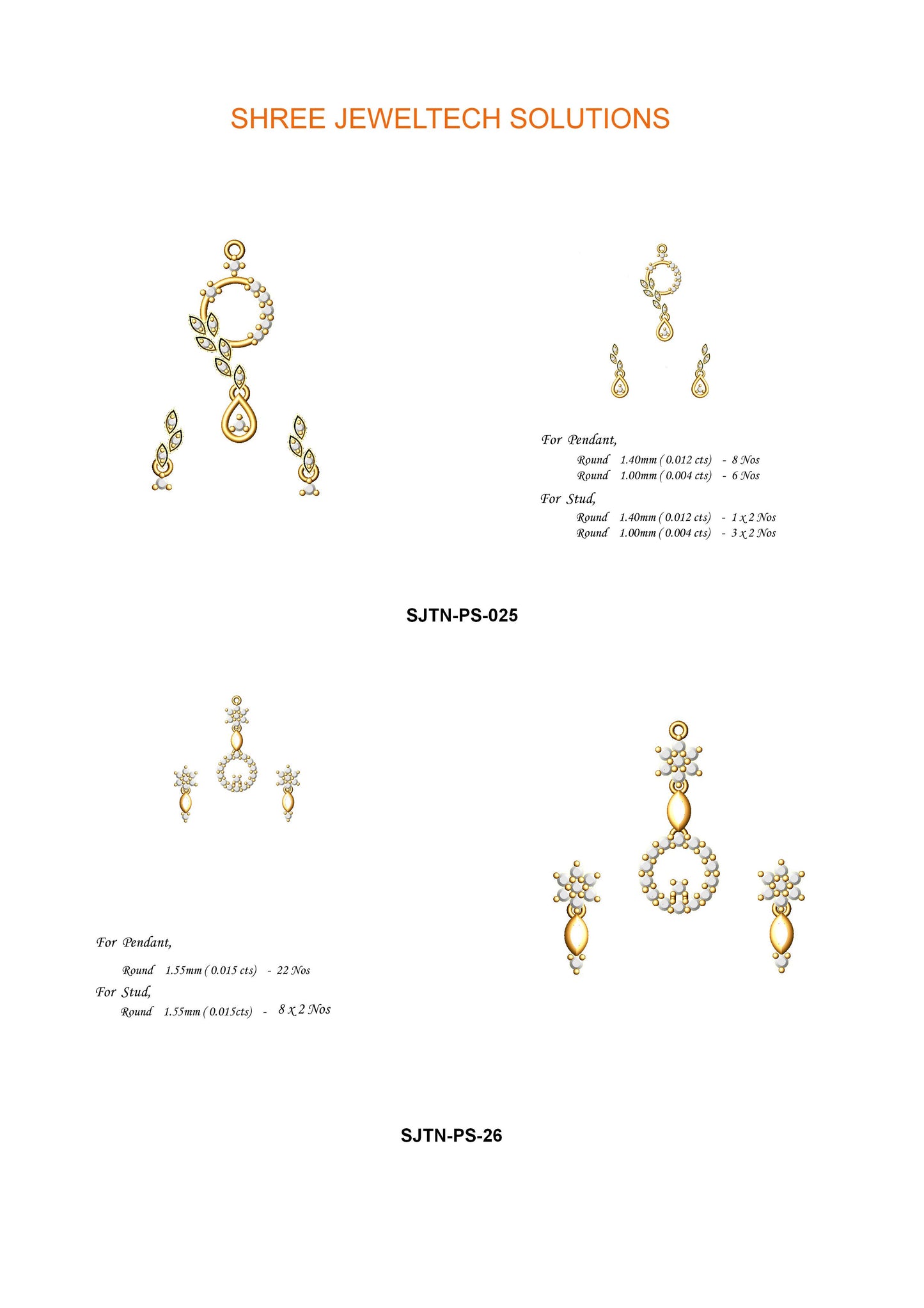 3D Jewelry Files Set Model 3DM STL 13=pds=187