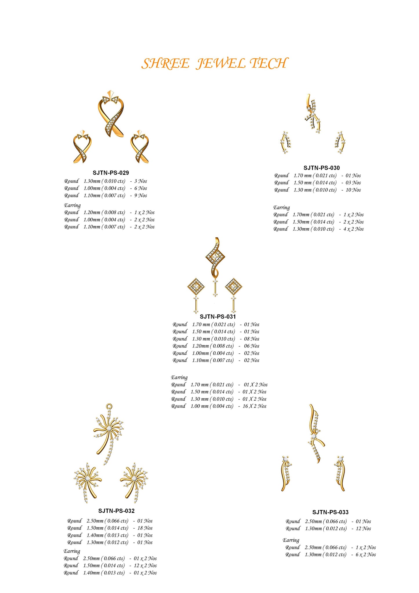 3D Jewelry Files Set Model 3DM STL 13=pds=188