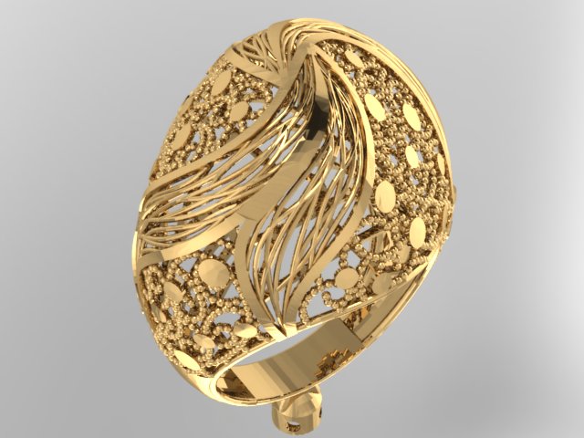 3D Jewelry Files Ring Model 3DM STL 146