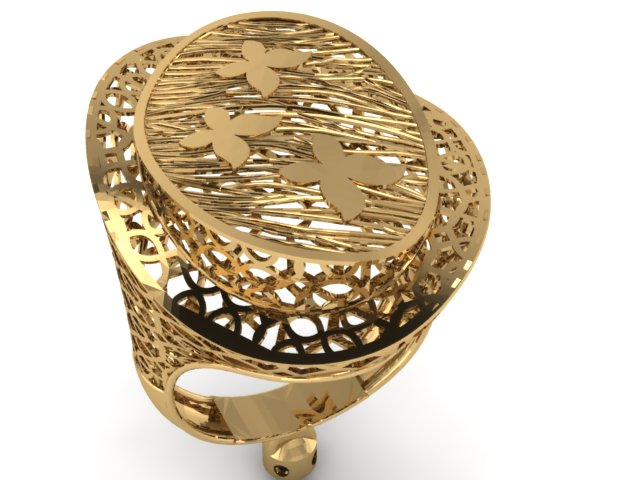 3D Jewelry Files Ring Model 3DM STL 197