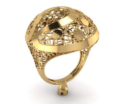 3D Jewelry Files Ring Model 3DM STL 198