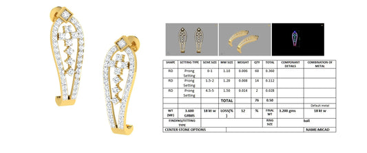 3D Jewelry Design Earring Files JCAD 27