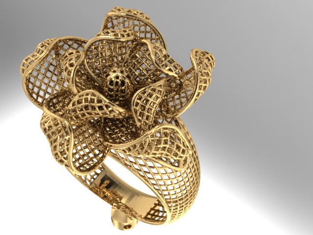 3D Jewelry Files Ring Model 3DM STL 2