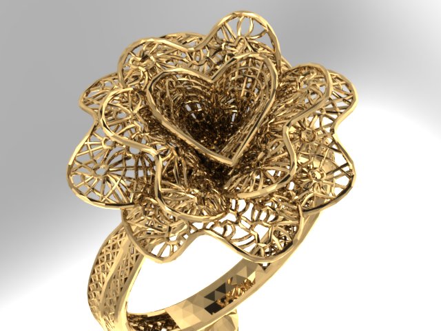 3D Jewelry Files Ring Model 3DM STL 48