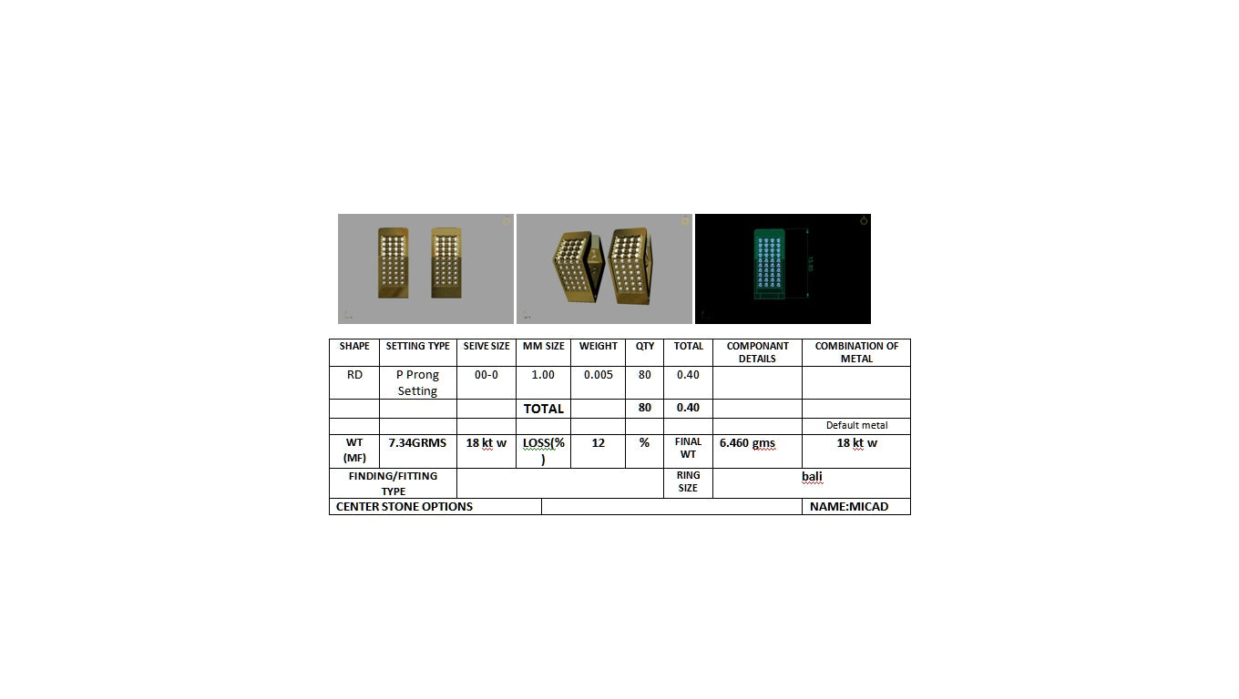 3D Jewelry Design Earring Files JCAD 5