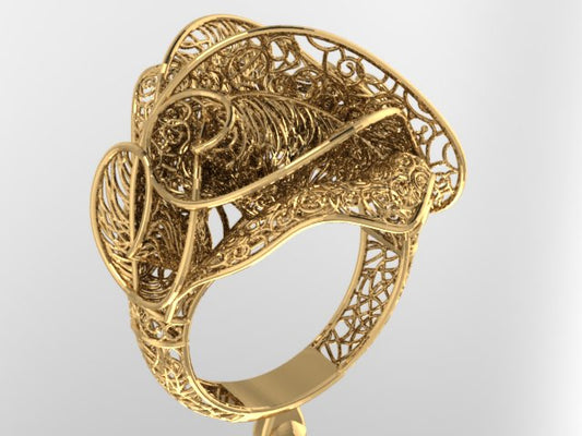 3D Jewelry Files Ring Model 3DM STL 54