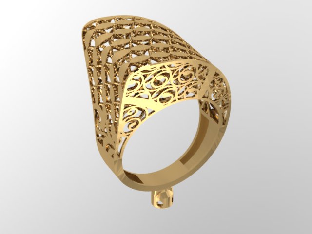 3D Jewelry Files Ring Model 3DM STL 57