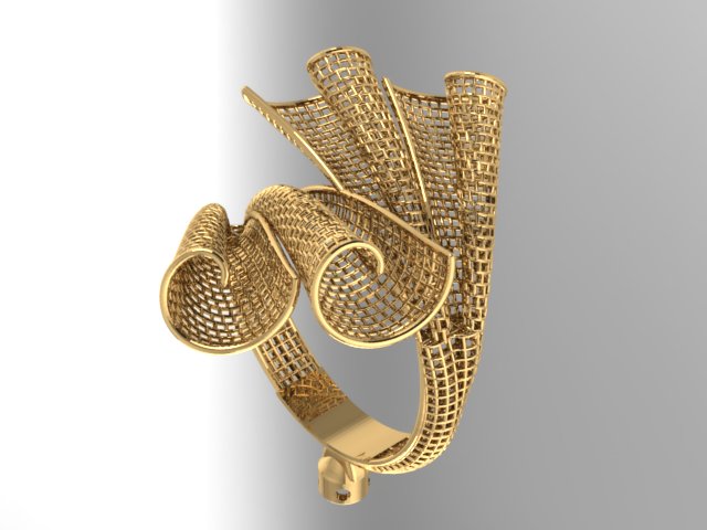 3D Jewelry Files Ring Model 3DM STL 5