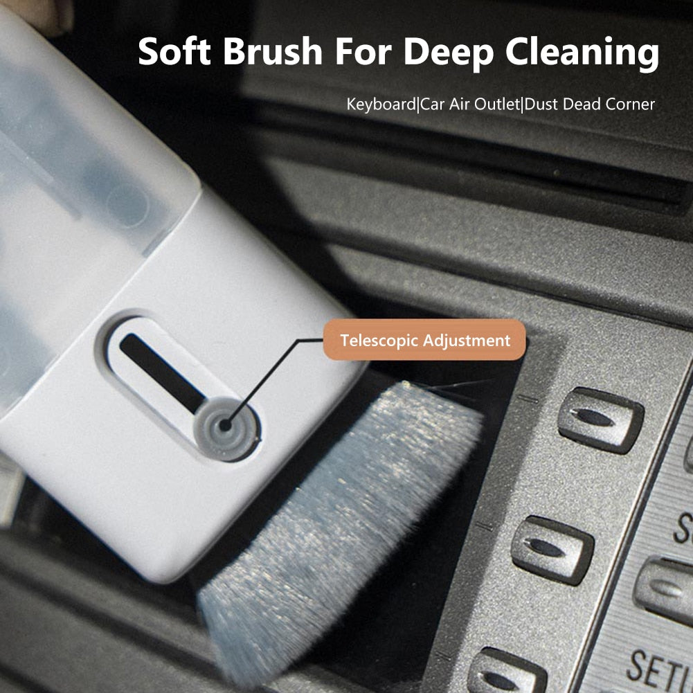 Get your digital devices looking like new with our Multifunctional 6-in-1 Cleaner Kit for Airpods, Earbuds, and Keyboards