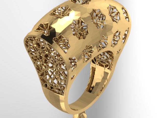 3D Jewelry Files Ring Model 3DM STL 68