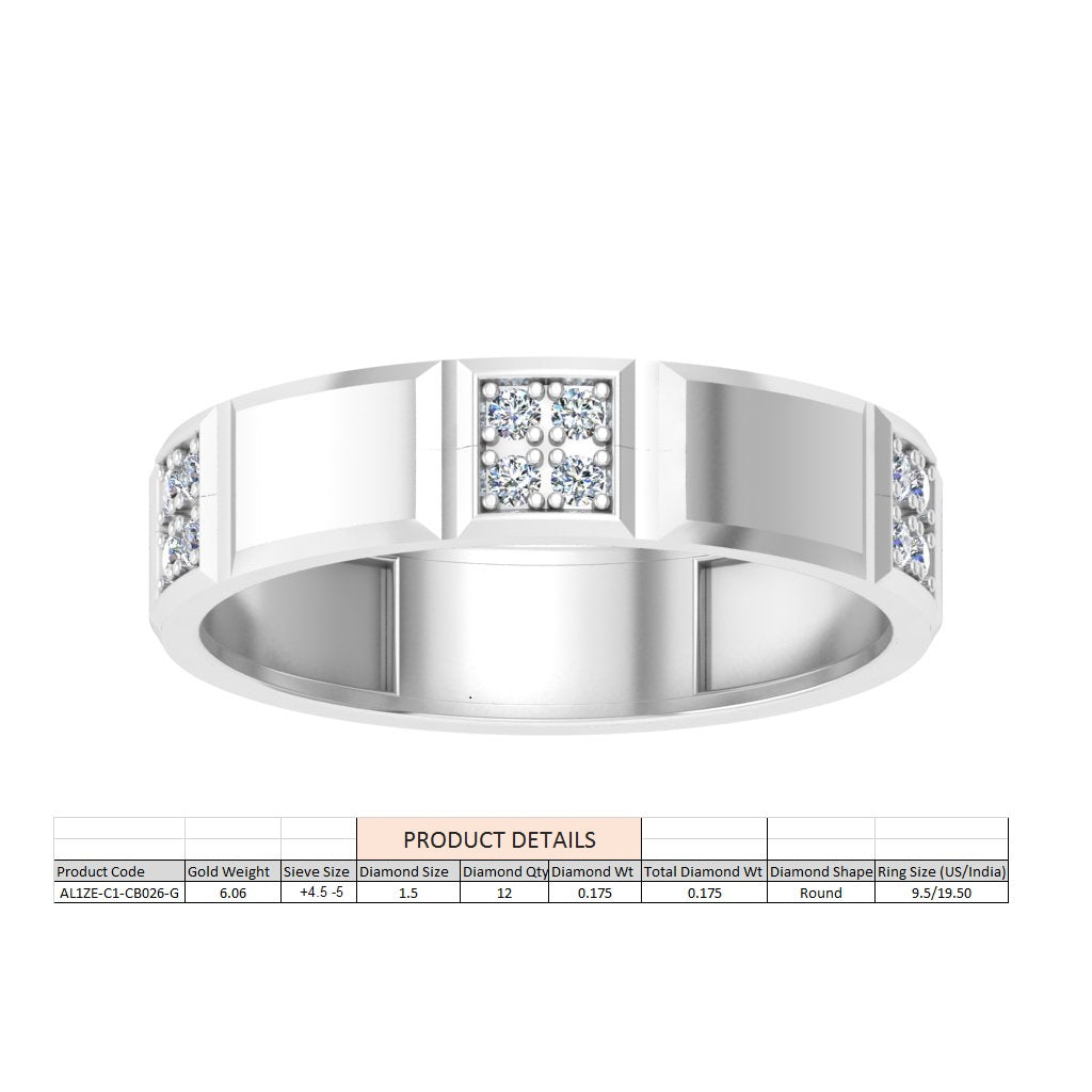 3D Jewelry Files Ring Model 3DM STL AL1ZE-C1-CB026-G