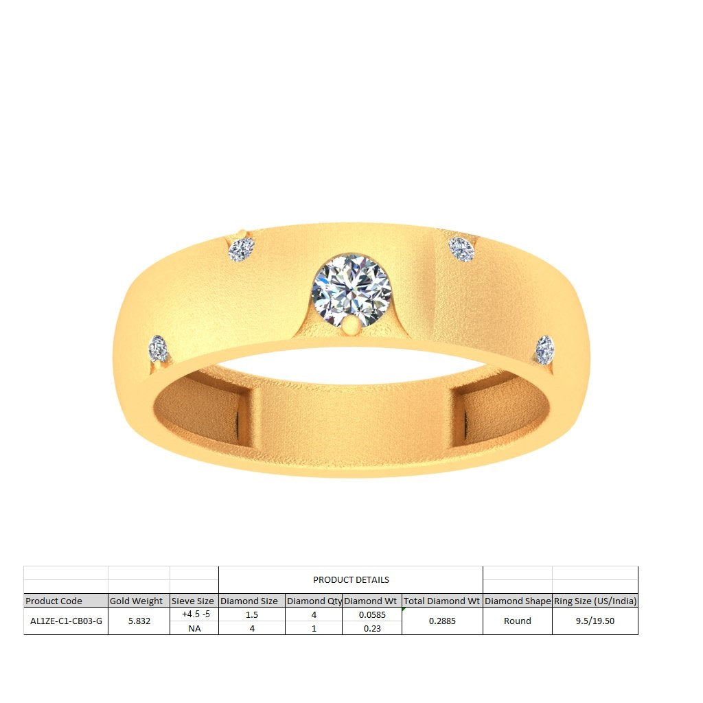 3D Jewelry Files Ring Model 3DM STL AL1ZE-C1-CB03-G